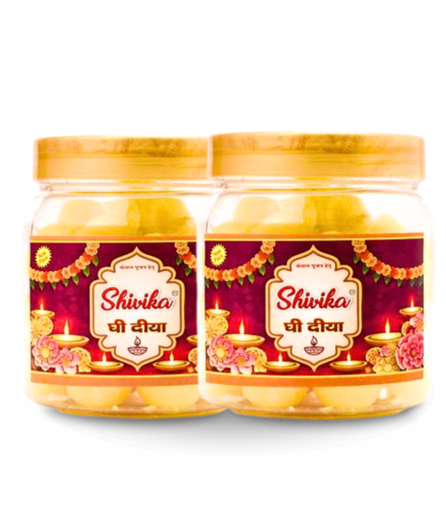 Shivika Ghee Diya combo pack (Pack of 2)