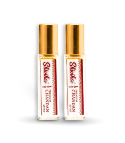 Shivika Premium Chandan Attar 8 ml (Pack of 2)