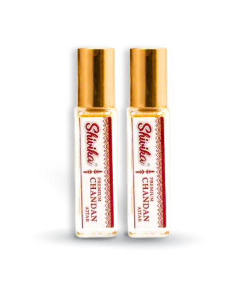 Shivika Premium Chandan Attar 8 ml (Pack of 2)
