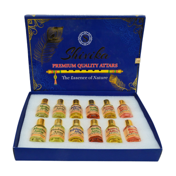 Shivika Premium Attar Combo – Pack of 12 Exquisite Fragrances