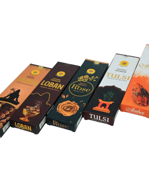 Shivika Premium Agarbatti – Pack of 5 Divine Fragrances