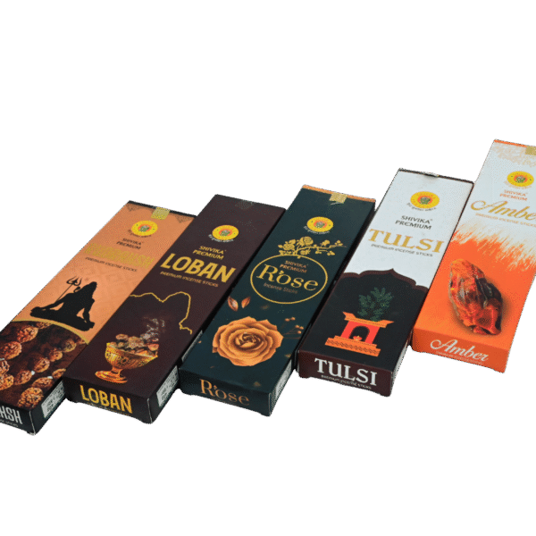 Shivika Premium Agarbatti – Pack of 5 Divine Fragrances