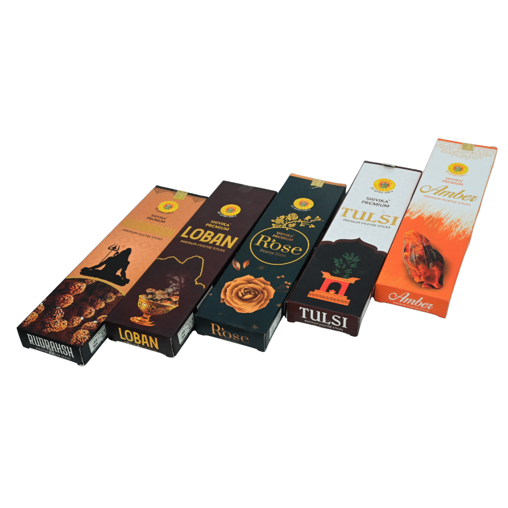 Shivika Premium Agarbatti – Pack of 5 Divine Fragrances